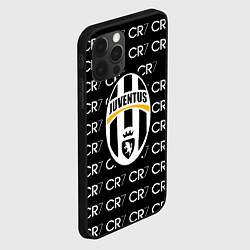 Чехол для iPhone 12 Pro Juventus sport pattern, цвет: 3D-черный — фото 2