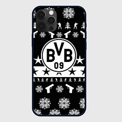 Чехол для iPhone 12 Pro Borussia x counter strike, цвет: 3D-черный