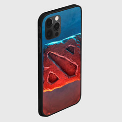 Чехол для iPhone 12 Pro Dota 2: Symbol, цвет: 3D-черный — фото 2