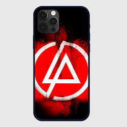 Чехол для iPhone 12 Pro Linkin Park: Red style, цвет: 3D-черный