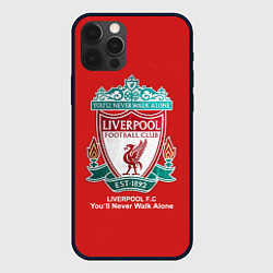 Чехол для iPhone 12 Pro Liverpool, цвет: 3D-черный