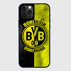 Чехол для iPhone 12 Pro Borussia Dortmund, цвет: 3D-черный