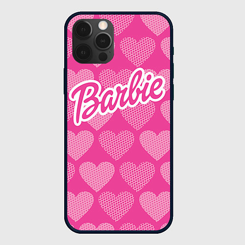 Чехол iPhone 12 Pro Barbie / 3D-Черный – фото 1