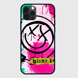 Чехол для iPhone 12 Pro Blink-182: Purple Smile, цвет: 3D-черный