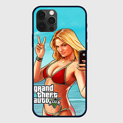 Чехол iPhone 12 Pro GTA 5: Selfie Girl