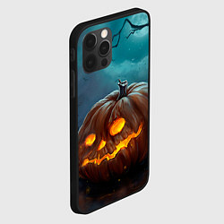 Чехол для iPhone 12 Pro Тыква, цвет: 3D-черный — фото 2