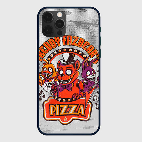 Чехол iPhone 12 Pro Freddy Pizza / 3D-Черный – фото 1