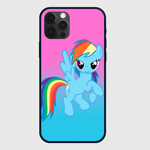 Чехол iPhone 12 Pro My Little Pony / 3D-Черный – фото 1