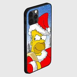 Чехол для iPhone 12 Pro Санта Гомер, цвет: 3D-черный — фото 2