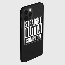 Чехол для iPhone 12 Pro Straight Outta Compton, цвет: 3D-черный — фото 2