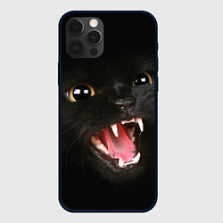Чехол iPhone 12 Pro Черный кот