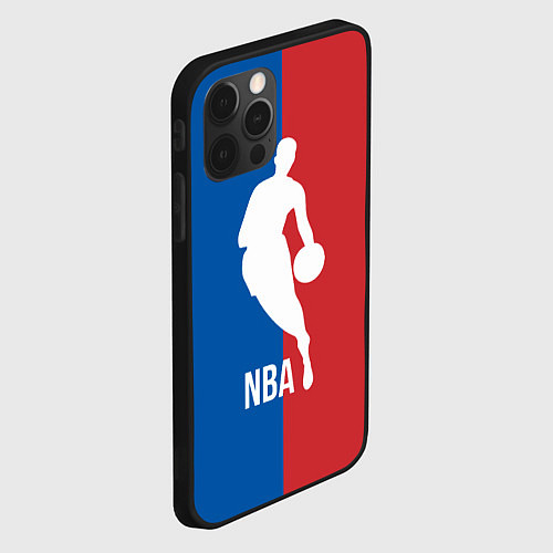 Чехол iPhone 12 Pro Эмблема NBA / 3D-Черный – фото 2
