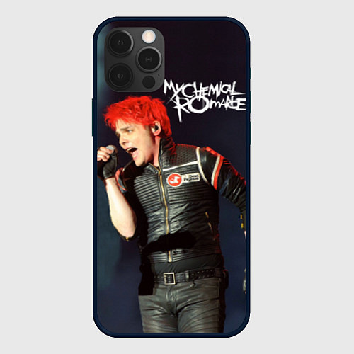 Чехол iPhone 12 Pro Gerard Way / 3D-Черный – фото 1