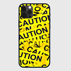 Чехол iPhone 12 Pro Caution