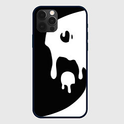 Чехол для iPhone 12 Pro Инь Янь, цвет: 3D-черный