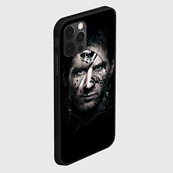 Чехол для iPhone 12 Pro Messi Black, цвет: 3D-черный — фото 2