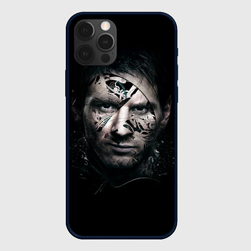 Чехол iPhone 12 Pro Messi Black / 3D-Черный – фото 1