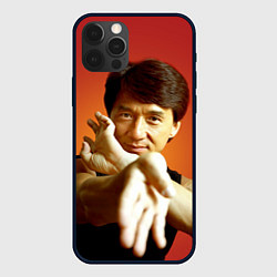 Чехол для iPhone 12 Pro Джеки Чан ставит блок, цвет: 3D-черный