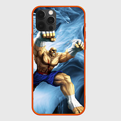 Чехол для iPhone 12 Pro Muay Thai Rage, цвет: 3D-красный