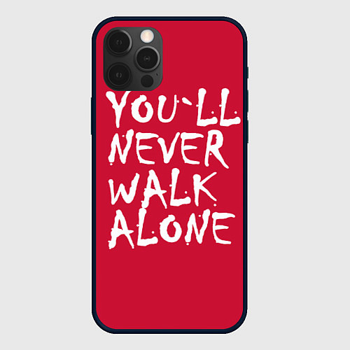 Чехол iPhone 12 Pro You'll never walk alone / 3D-Черный – фото 1