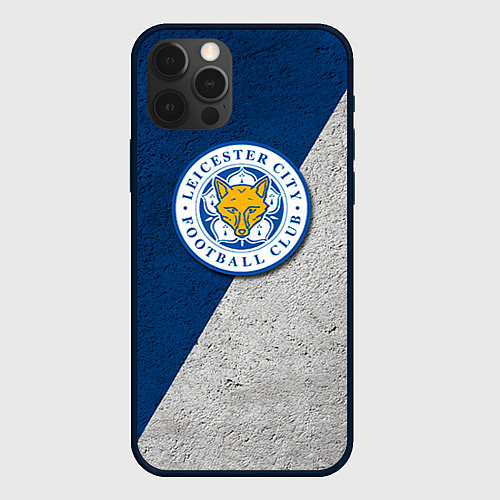 Чехол iPhone 12 Pro Leicester City FC / 3D-Черный – фото 1