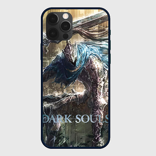 Чехол iPhone 12 Pro Dark Souls / 3D-Черный – фото 1