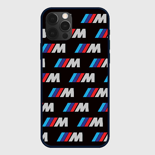 Чехол iPhone 12 Pro BMW M / 3D-Черный – фото 1