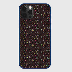 Чехол для iPhone 12 Pro Унесённые призраками, цвет: 3D-тёмно-синий