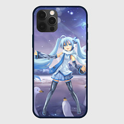 Чехол для iPhone 12 Pro Hatsune Miku, цвет: 3D-черный