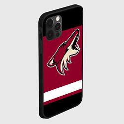 Чехол для iPhone 12 Pro Arizona Coyotes, цвет: 3D-черный — фото 2