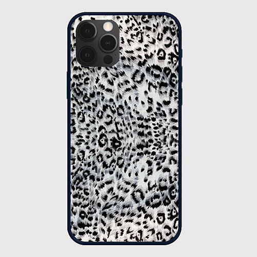 Чехол iPhone 12 Pro White Jaguar / 3D-Черный – фото 1