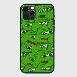 Чехол iPhone 12 Pro Sad frogs