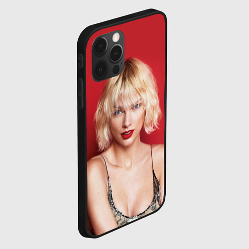 Чехол iPhone 12 Pro Taylor Swift / 3D-Черный – фото 2