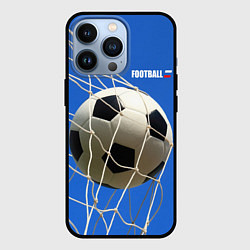 Чехол для iPhone 13 Pro Футбол - гол, цвет: 3D-черный