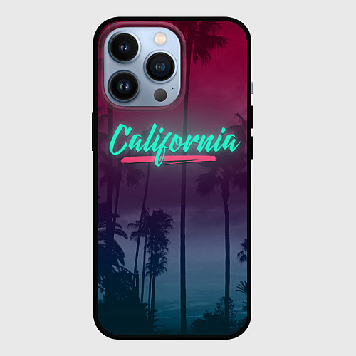 Чехол iPhone 13 Pro California / 3D-Черный – фото 1