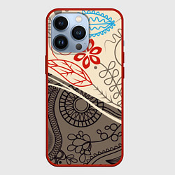 Чехол для iPhone 13 Pro Прованс, цвет: 3D-красный