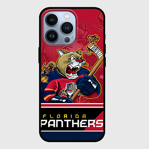 Чехол iPhone 13 Pro Florida Panthers / 3D-Черный – фото 1