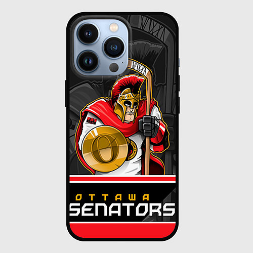 Чехол iPhone 13 Pro Ottawa Senators / 3D-Черный – фото 1