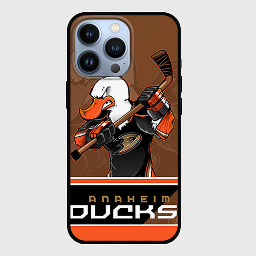 Чехол iPhone 13 Pro Anaheim Ducks / 3D-Черный – фото 1