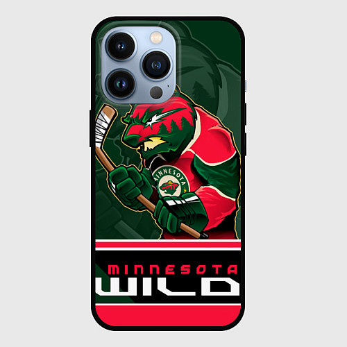 Чехол iPhone 13 Pro Minnesota Wild / 3D-Черный – фото 1