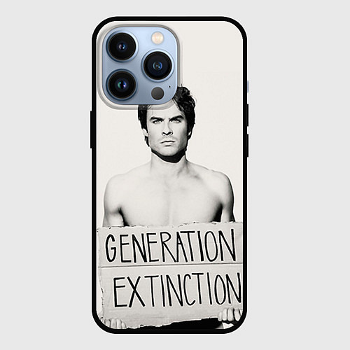 Чехол iPhone 13 Pro Generation Extinction / 3D-Черный – фото 1