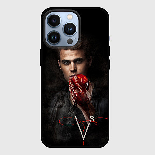 Чехол iPhone 13 Pro Stefan Salvatore V3 / 3D-Черный – фото 1