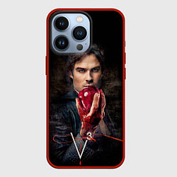 Чехол для iPhone 13 Pro Damon Salvatore V3, цвет: 3D-красный