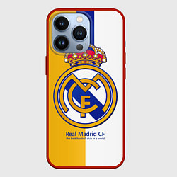 Чехол для iPhone 13 Pro Real Madrid CF, цвет: 3D-красный
