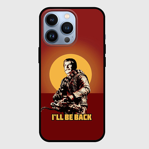 Чехол iPhone 13 Pro Stalin: Ill Be Back / 3D-Черный – фото 1