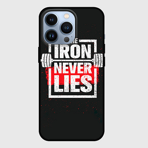 Чехол iPhone 13 Pro The iron never lies / 3D-Черный – фото 1