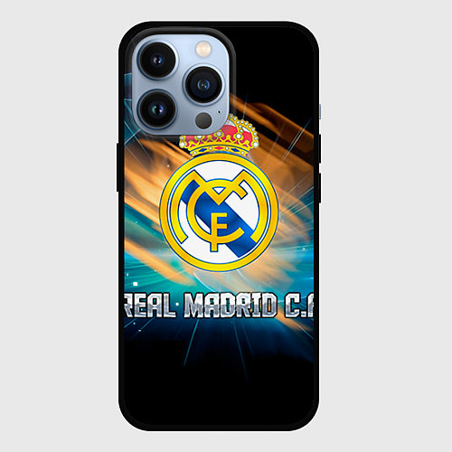 Чехол iPhone 13 Pro Real Madrid / 3D-Черный – фото 1