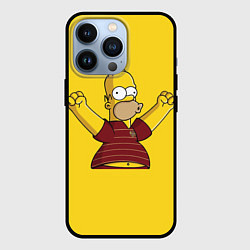 Чехол iPhone 13 Pro Гомер-болельщик