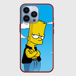 Чехол iPhone 13 Pro Задумчивый Барт