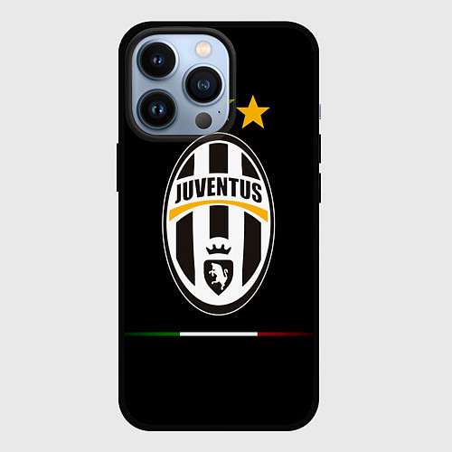 Чехол iPhone 13 Pro Juventus: 3 stars / 3D-Черный – фото 1